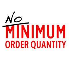 No Minimum Order